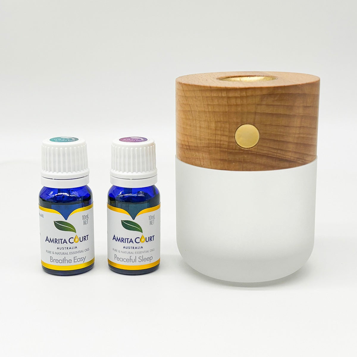 🌙 Sleep Ritual Bundle | Moonlight Diffuser + Deep Rest Blends