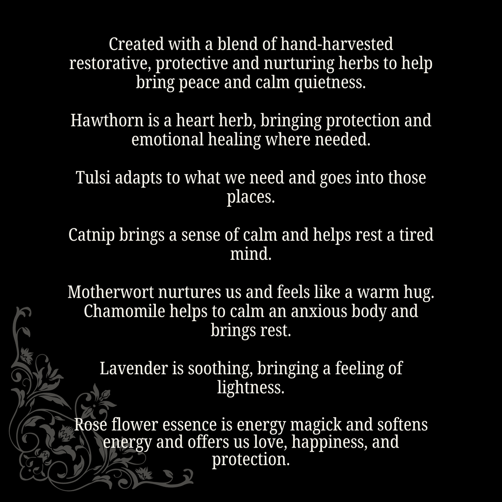 Serenity • Calming Elixir • Herbal Tincture for Peace